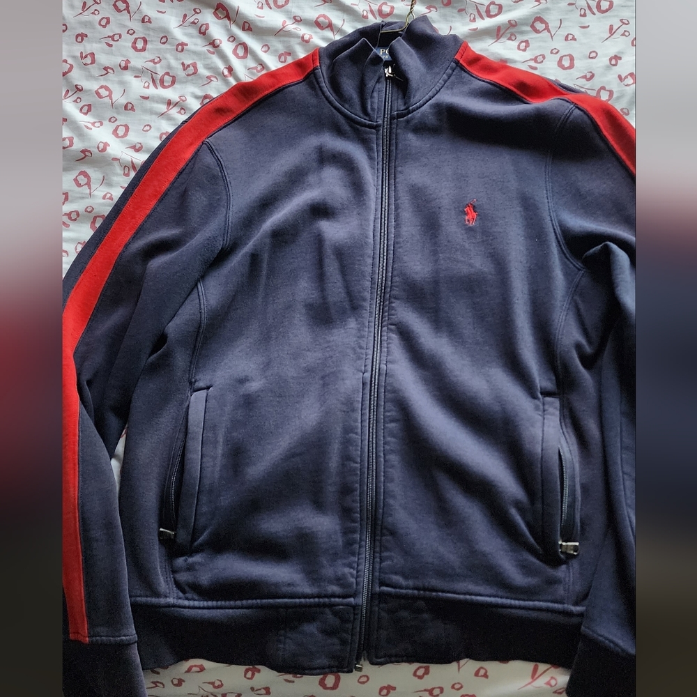 Mens Medium Polo Ralph Lauren Jogger Zip Up